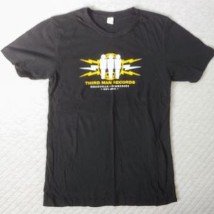 THIRD MAN RECORDS Nashville TN Black Tee Shirt
